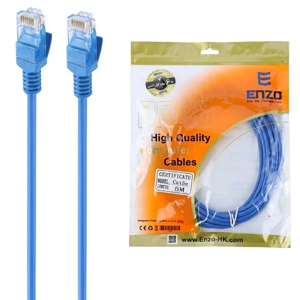 کابل شبکه Cat 5E انزو مدلMT به طول 5 متر - Image 3
