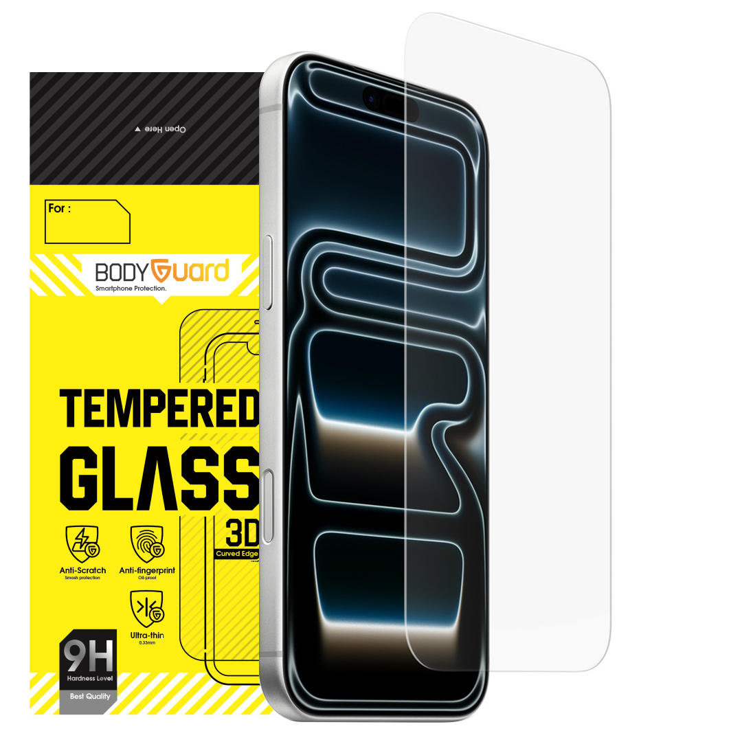 محافظ صفحه نمایش شیشه ای بادیگارد مدل Clear مناسب برای گوشی موبایل اپل iPhone 17 Pro