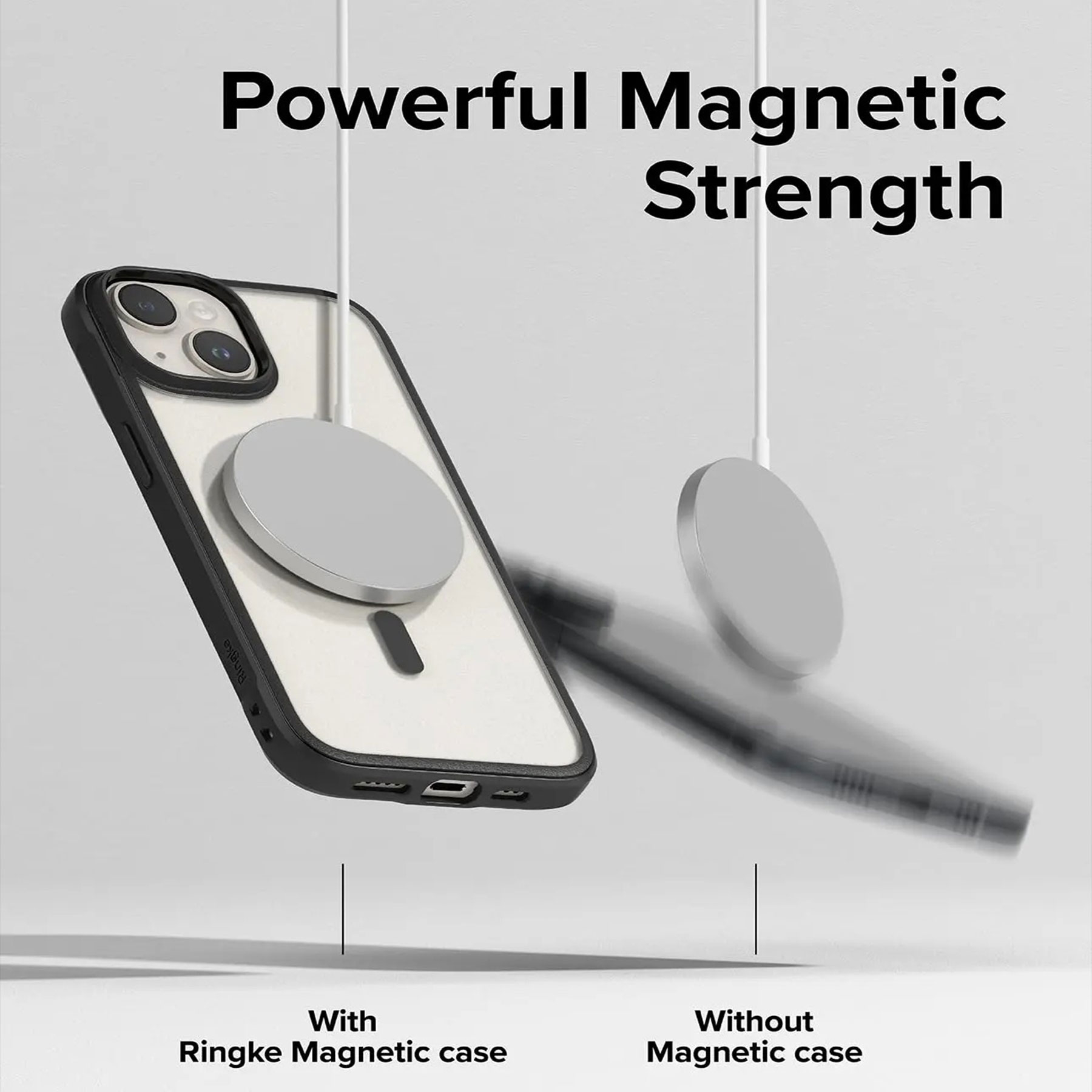 کاور گوف مدل Clear Magnetic-B مناسب برای گوشی موبایل اپل IPHONE 15 - Image 5
