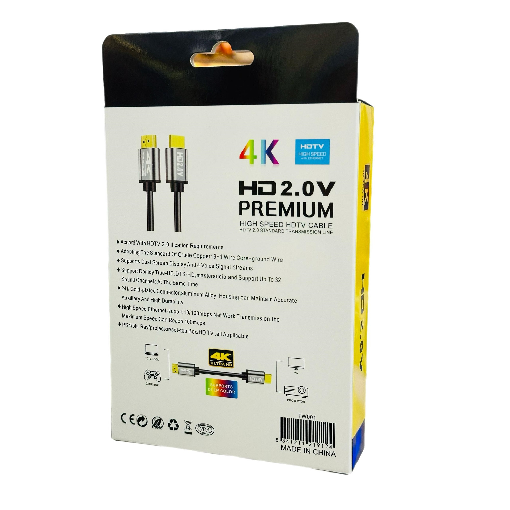 کابل HDMI مدل 4K ULTRA HD طول 1.5 متر - Image 4