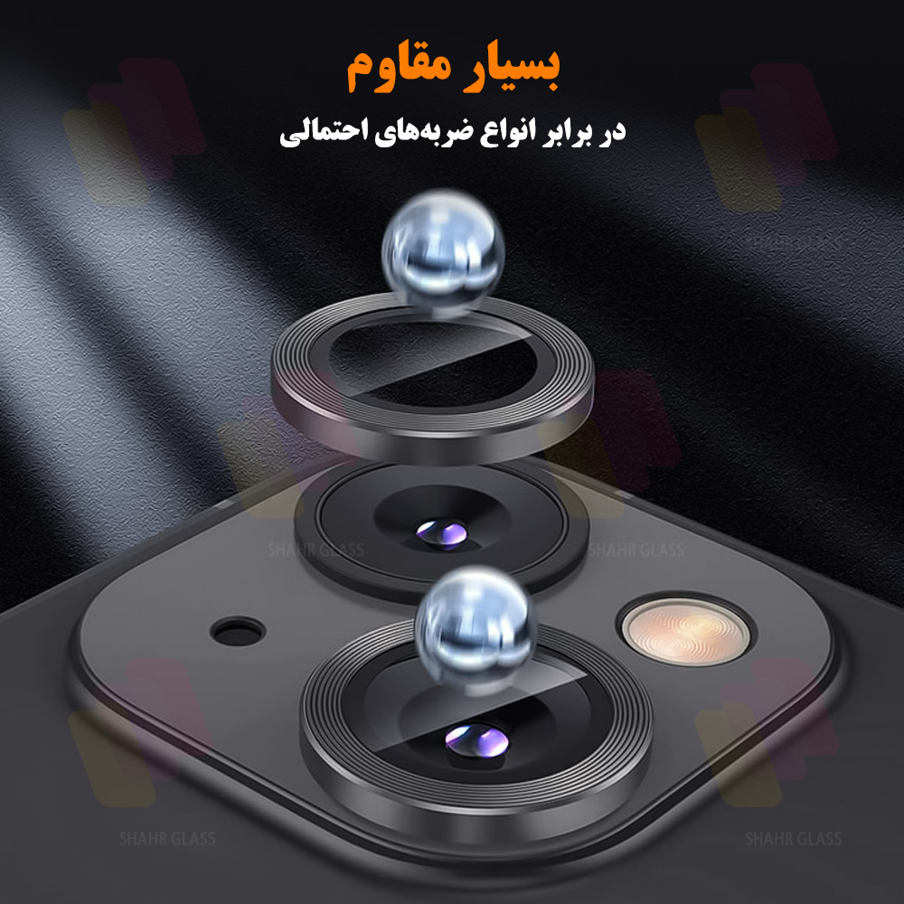 محافظ لنز دوربین شیشهای شهر گلس مدل RINS20 مناسب برای گوشی موبایل داریا Bond 2 - Image 9