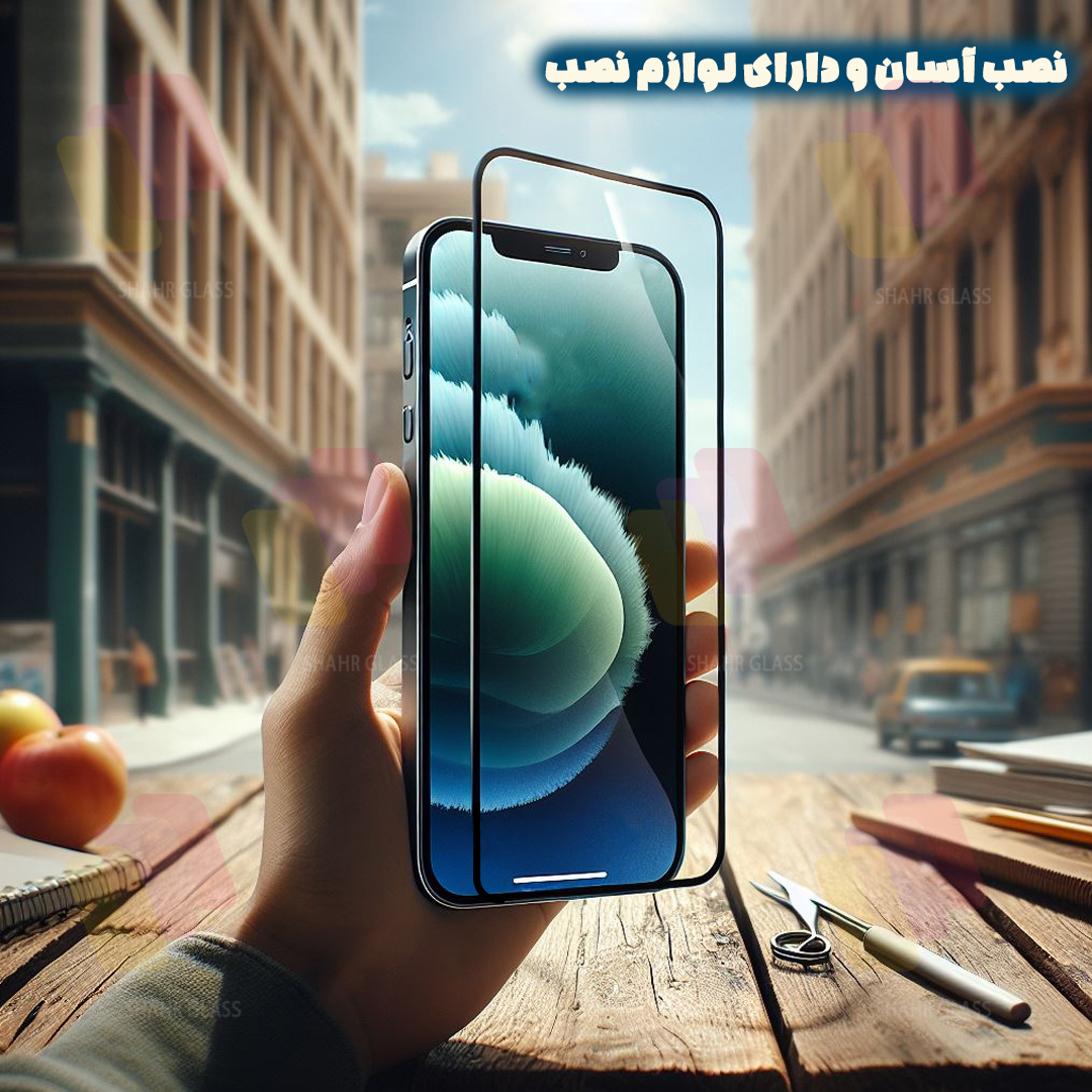 محافظ صفحه نمایش شهر گلس مدل CRS20 مناسب برای گوشی موبایل شیائومی Redmi 13C 4G / Redmi 13C 5G / Redmi 13R / Poco C65 / سامسونگ Galaxy A05 / A05s / A06 / ریلمی Realme Note 50 / C51 / C53 / وکال Vocal V1 / رد تون Red Tone E10 - Image 6