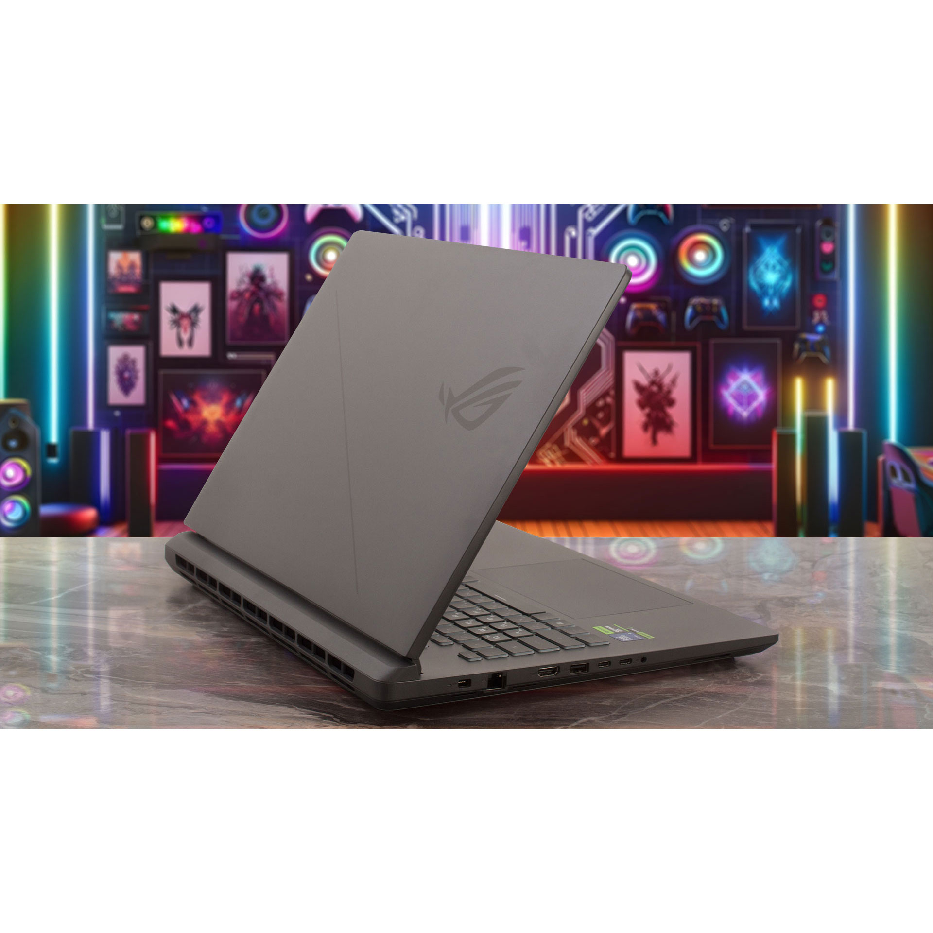 لپ تاپ 18 اینچی ایسوس مدل ROG Strix G18 (2025) G815LR-Core Ultra 9 275HX-RTX5070Ti 12GB-64GB DDR5 5600MHz-4TB SSD-WUXGA 144Hz به همراه کیف و ماوس - کاستوم شده - Image 11