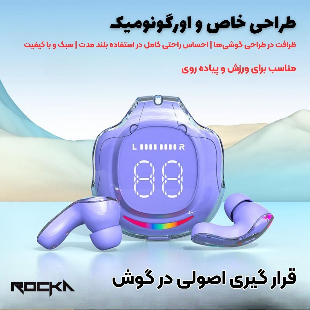 هدفون بلوتوثی روکا مدل RBT2OO - Image 5