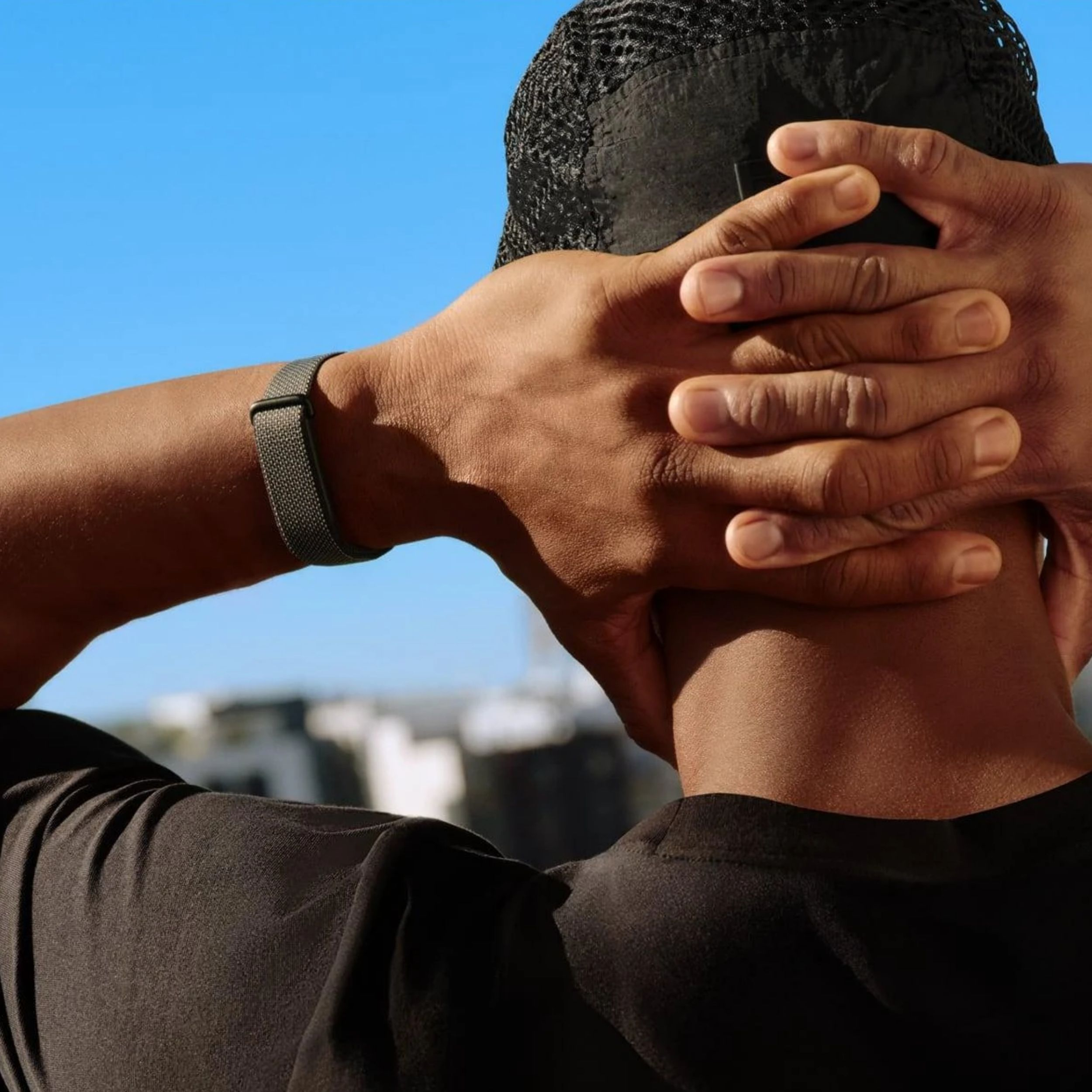 مچ بند هوشمند گوگل مدل Fitbit Air با بند پارچهای - Image 10