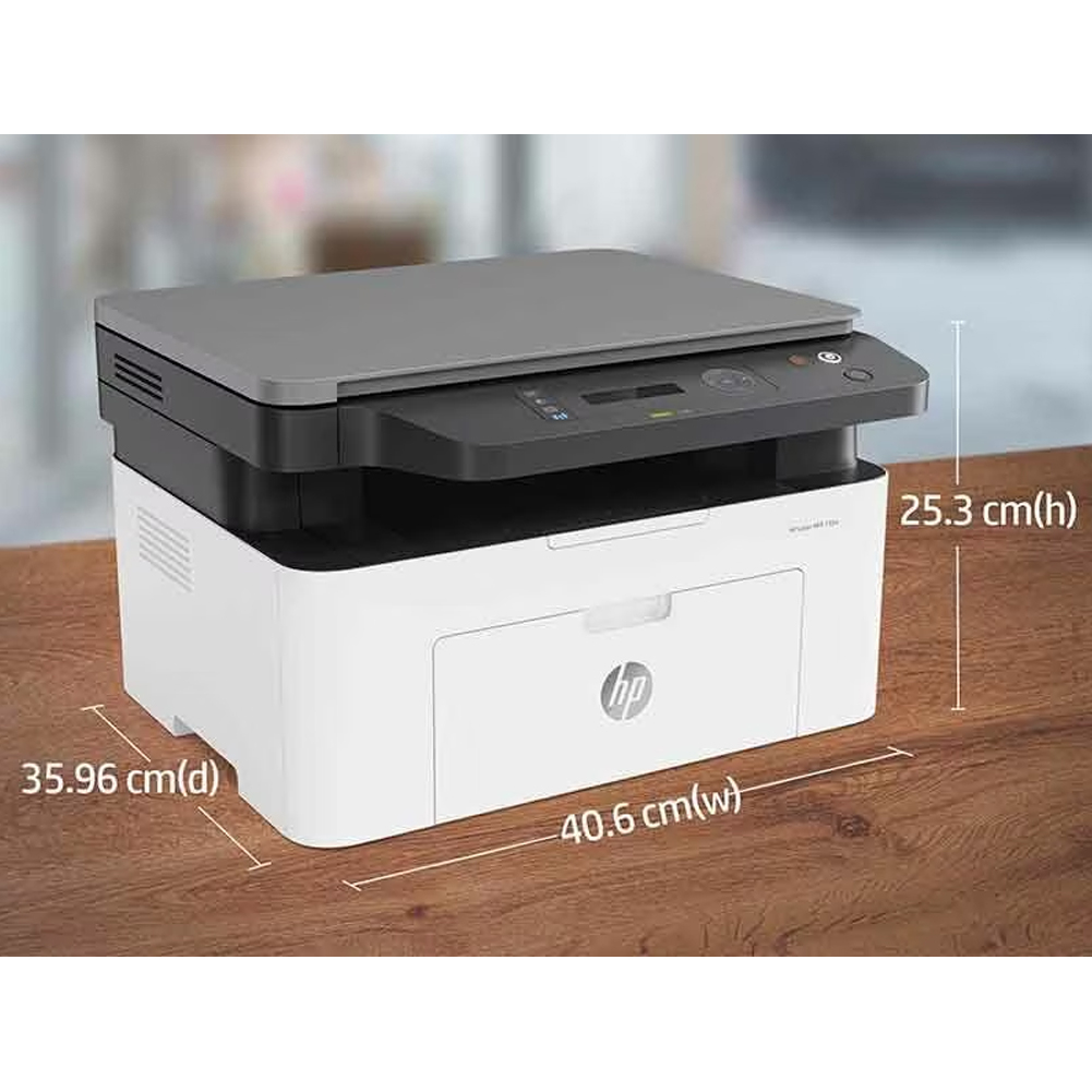 پرینتر لیزری 3 کاره اچپی مدل LaserJet MFP 136a با قابلیت پرینت، اسکن و کپی، اتصال USB و نمایشگر - Image 9
