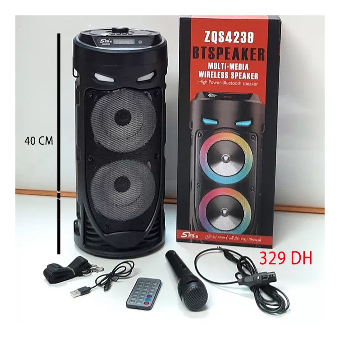 اسپیکر بلوتوثی قابل حمل مدل ZQS4239 - Image 13