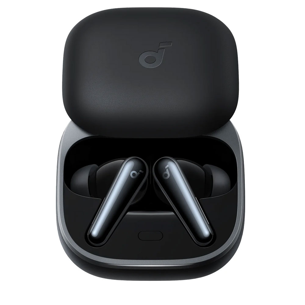 هدفون بلوتوثی انکر مدل Soundcore Liberty 5 با نویز کنسلینگ فعال (ANC)، درگاه شارژ USB Type-C، تا 30 ساعت زمان پخش موسیقی، دارای سنسور نوری داخل گوش و مقاوم در برابر رطوبت و عرق - Image 2