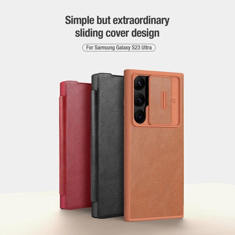 کیف کلاسوری نیلکین مدل Qin Pro Leather Case مناسب برای گوشی موبایل سامسونگ Galaxy S25 Ultra - Image 12
