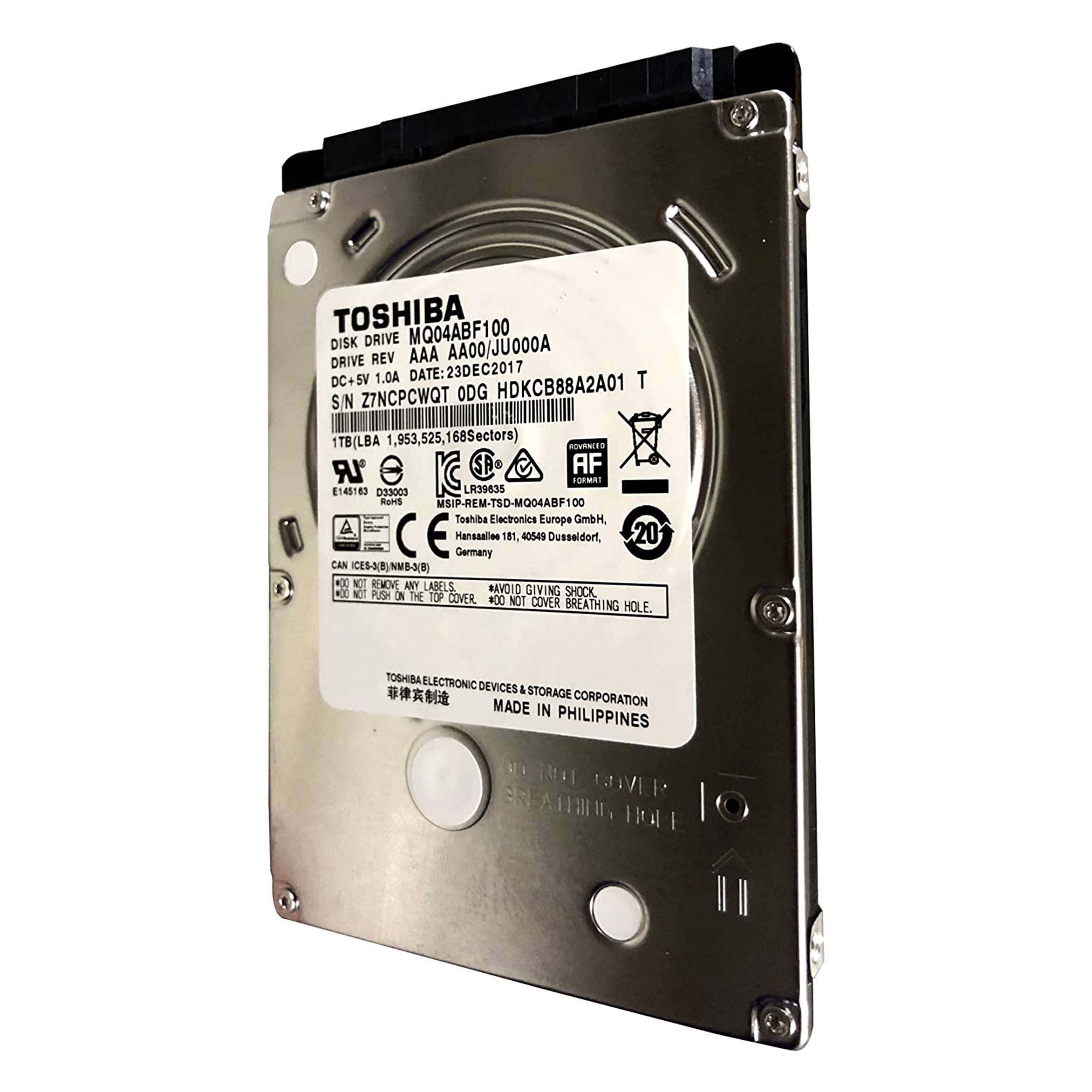 هارد دیسک اینترنال توشیبا مدل MQ04ABF100 ظرفیت 1 ترابایت - Image 4