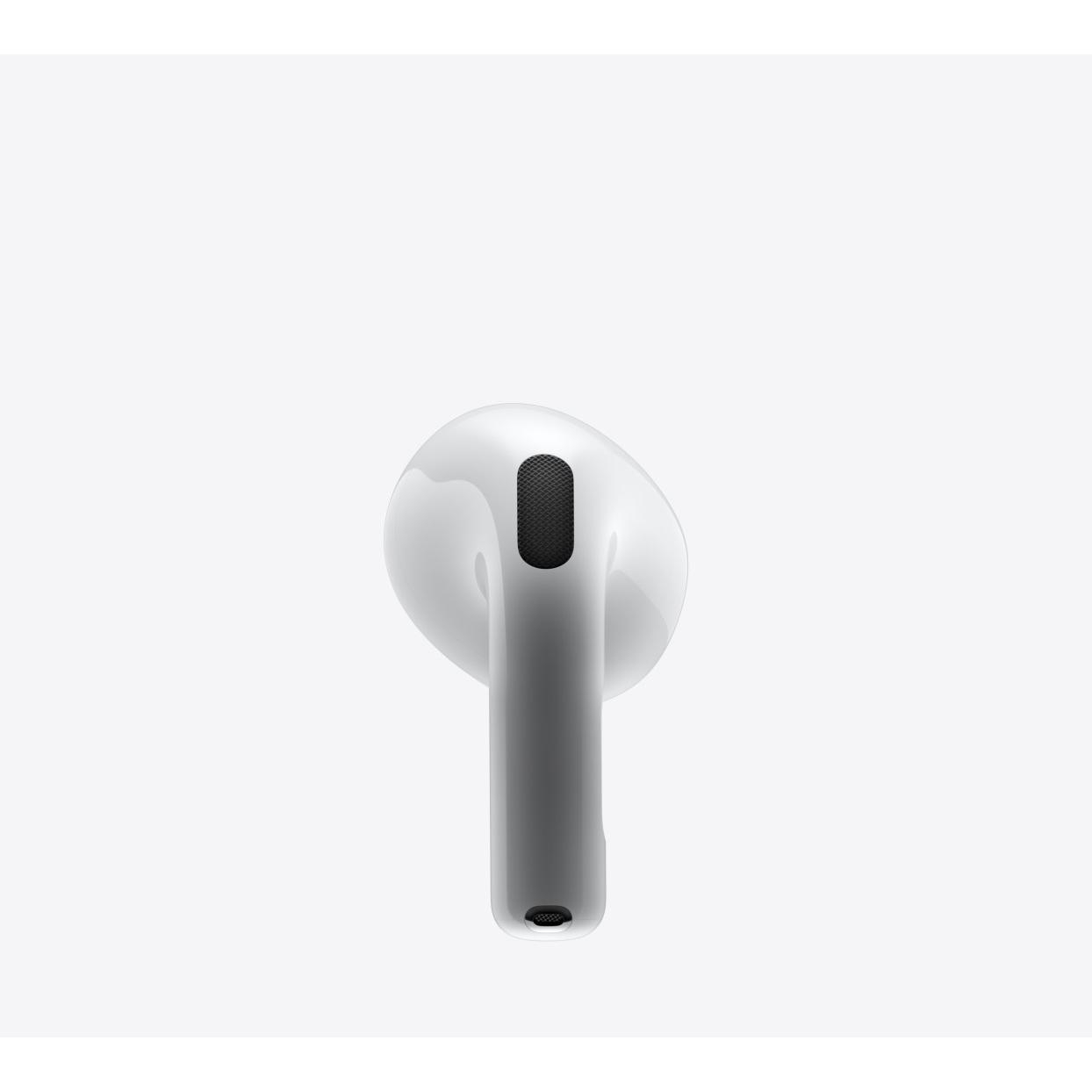 هدفون بلوتوثی اپل مدل AirPods 4 دارای نویز کنسلینگ، درگاه شارژ USB-Type-C و شارژ بی سیم، با قابلیت اتصال به چند دستگاه، پشتیبانی از فرمان لمسی و دستیار صوتی، نشانگر LED، مقاوم در برابر پاشش آب و گرد و غبار - Image 5