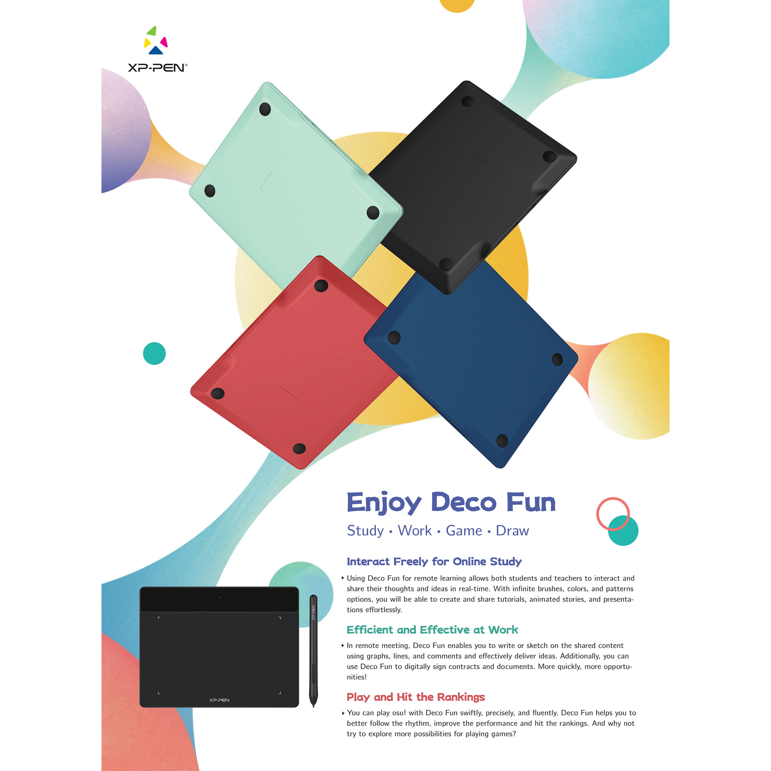 قلم نوری ایکس پی-پن مدل Deco Fun S CT640 - Image 43