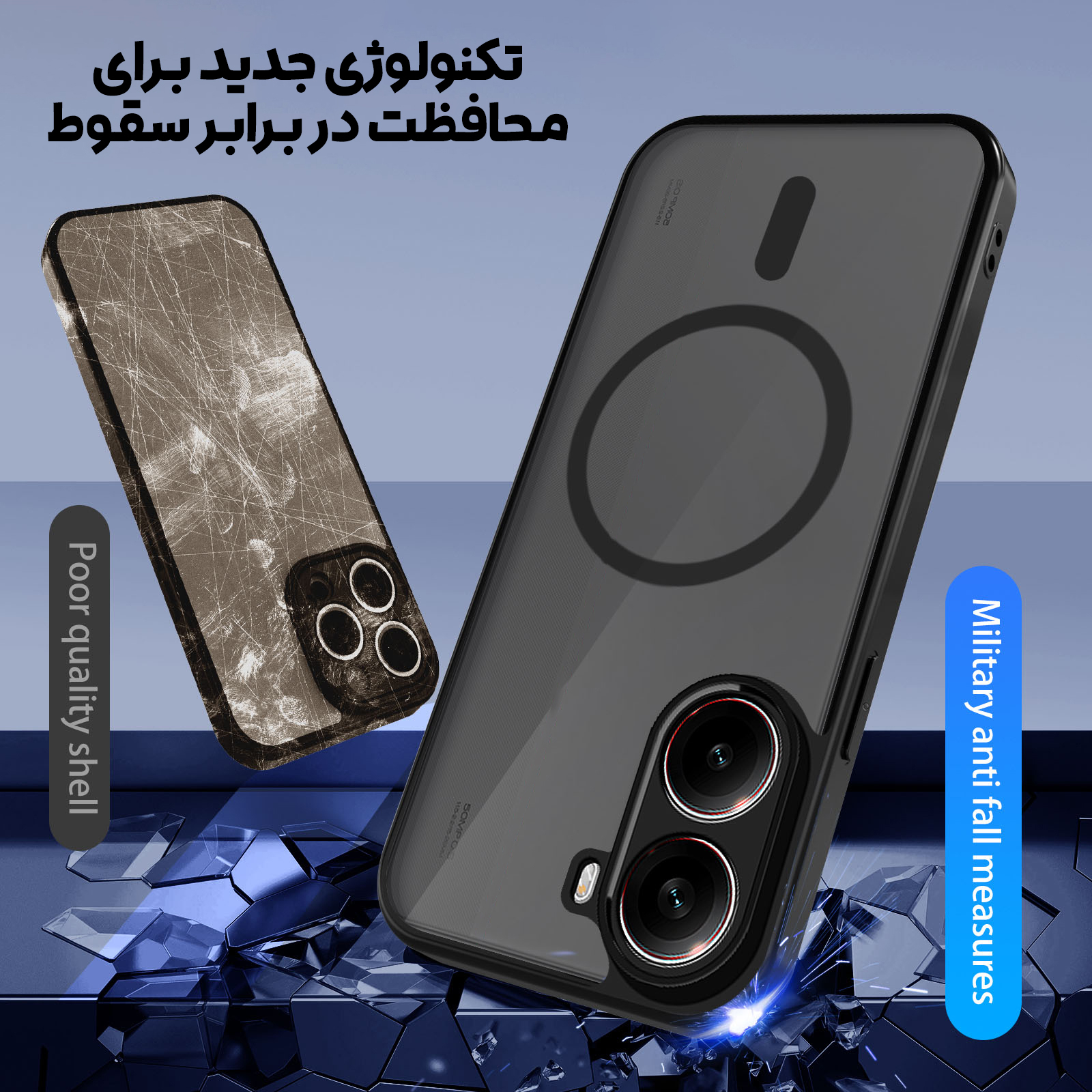 کاور بادیگارد مدل Flex مناسب برای گوشی موبایل شیائومی Poco X7 Pro - Image 7