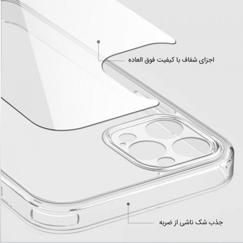 کاور قاب ناب مدل ژله ای شفاف مناسب برای گوشی موبایل سامسونگ Galaxy A17 - Image 3