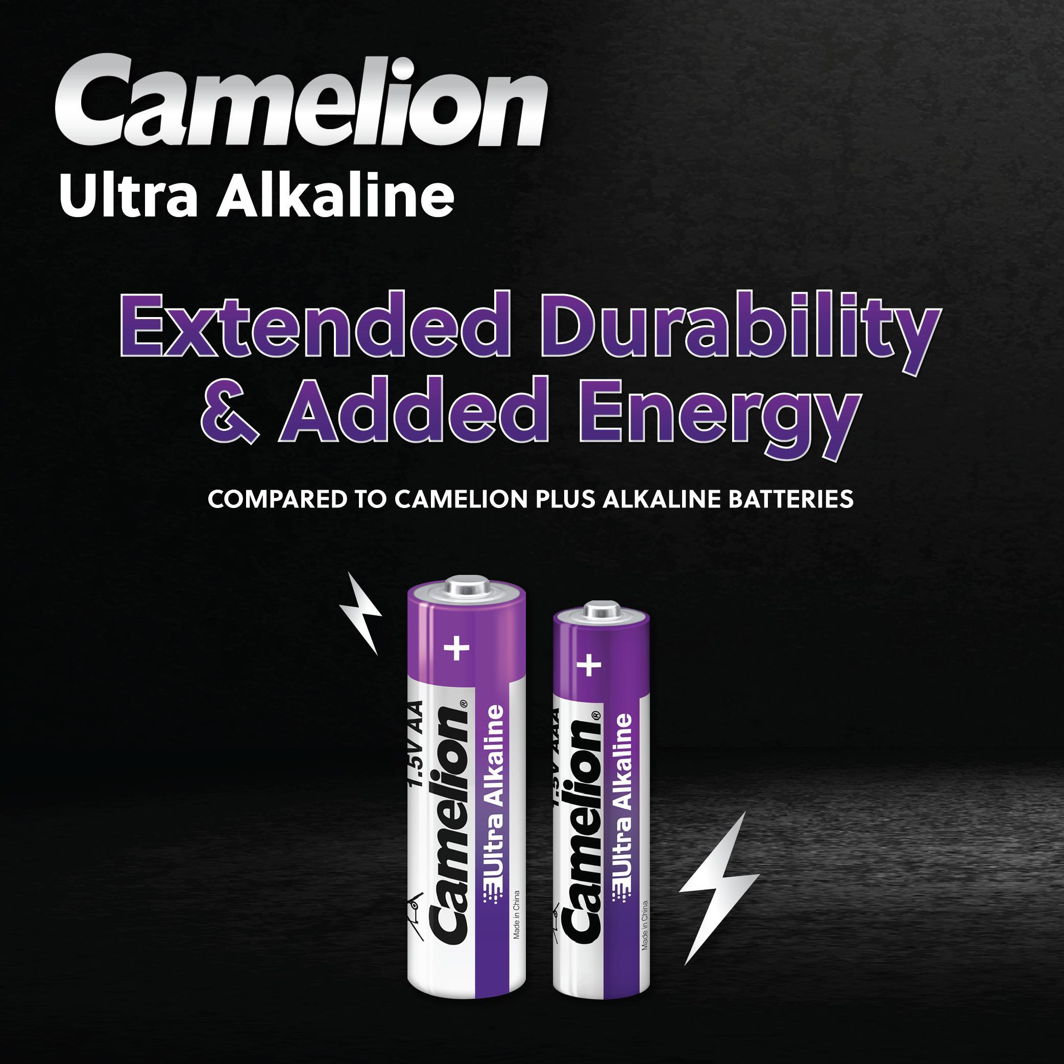 باتری نیم قلمی کملیون مدل Ultra Alkaline بسته چهار عددی - Image 4
