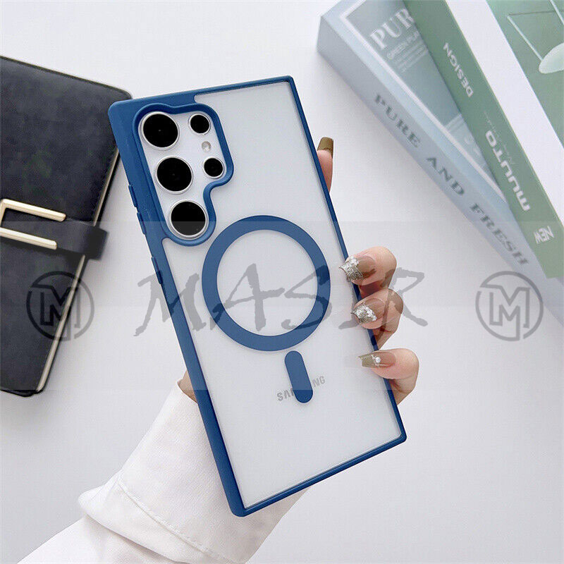 کاور مسیر مدل Silicone Magnetic Magsafe مناسب برای گوشی موبایل سامسونگ Galaxy S23 Ultra - Image 9