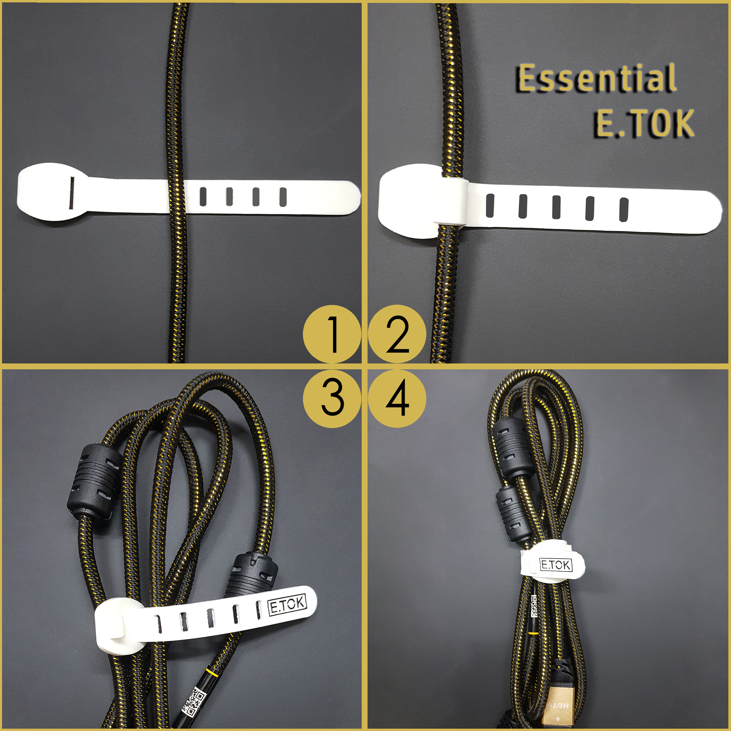نظم دهنده کابل ایتوک مدل Essential بسته 8 عددی - Image 16