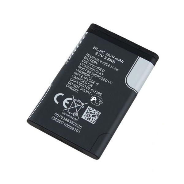 باتری موبایل مدل BL-5C ظرفیت 1020 میلی آمپر ساعت مناسب گوشی موبایل نوکیا 1616 - Image 3