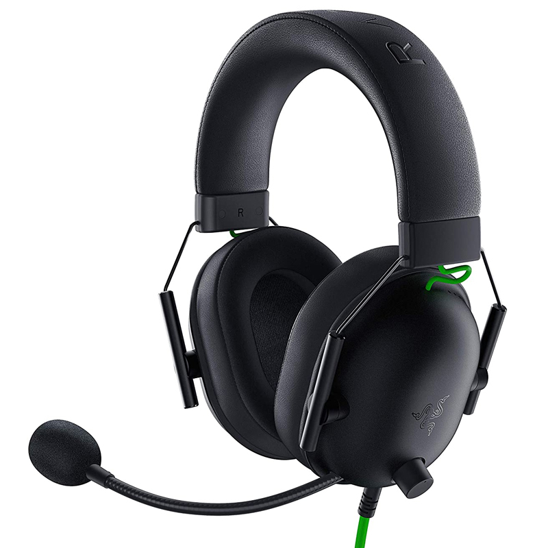هدست گیمینگ ریزر مدل BlackShark V2 X با نویز کنسلینگ بدنه و نویز کنسلینگ میکروفون (ENC)، اتصال از طریق جک 3.5 میلیمتری، دارای صدای فراگیر 7.1 کاناله، دارای تکنولوژی صدای 360 درجه - Image 3