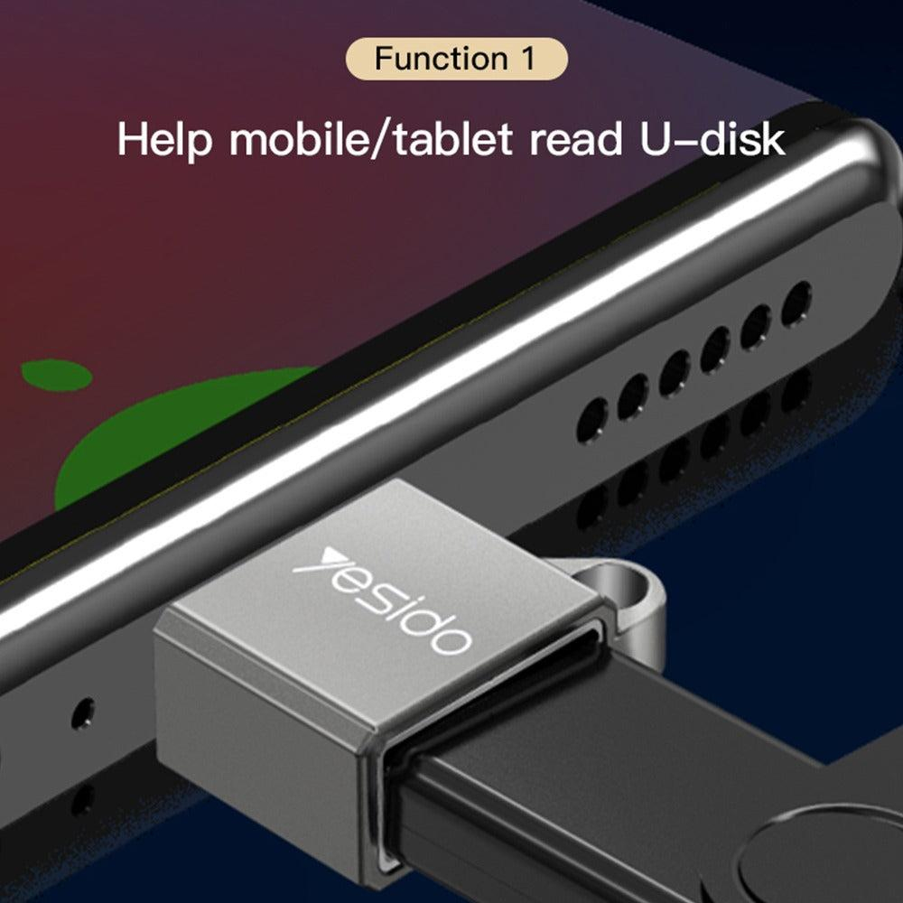 مبدل OTG USB-C به USB یسیدو مدل GS08 - Image 4