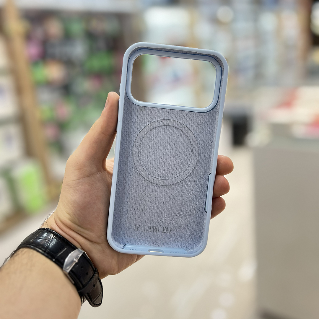 کاور طرح سیلیکون پاک کنی مگ سیف دار مناسب برای گوشی موبایل اپل IPHONE 17 PRO MAX - Image 3