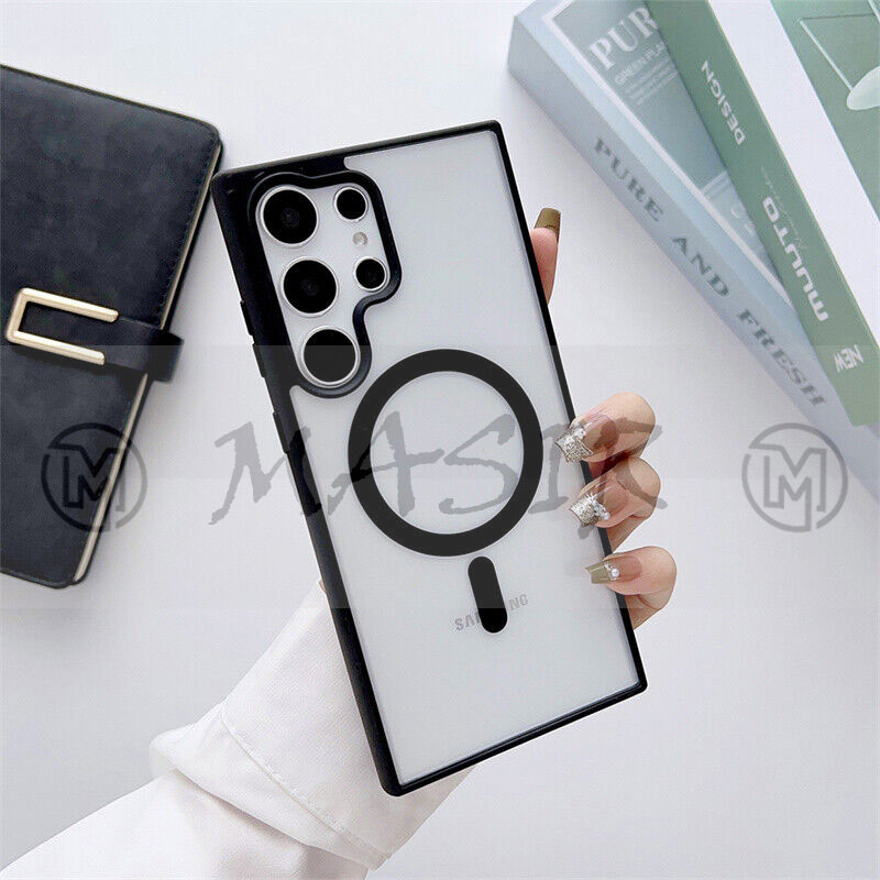 کاور مسیر مدل Silicone Magnetic Magsafe مناسب برای گوشی موبایل سامسونگ Galaxy S23 Ultra - Image 12