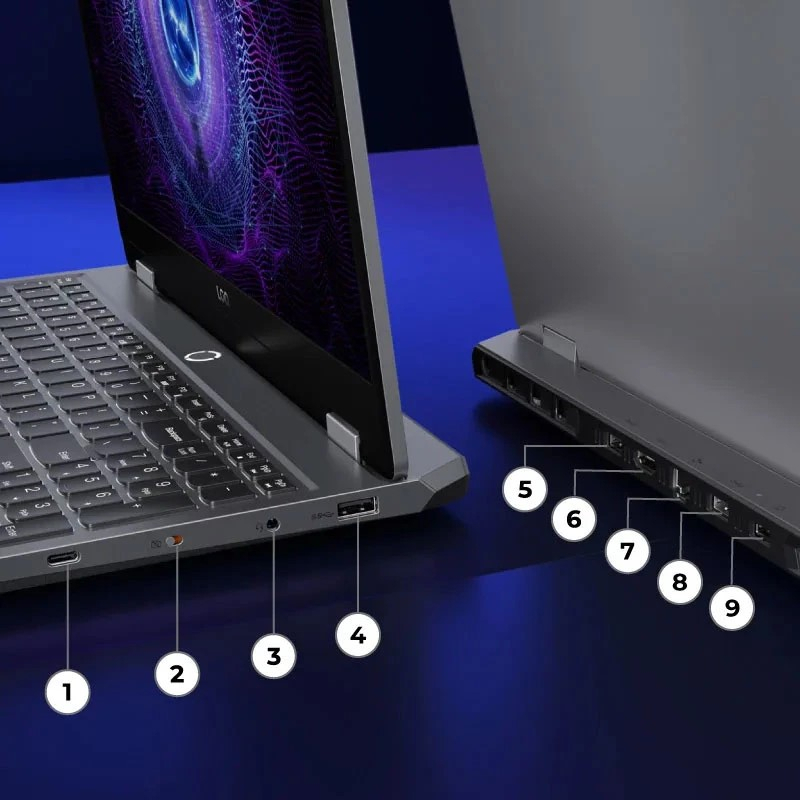 لپ تاپ 15.6 اینچی لنوو مدل LOQ 15ARP9-R5 7235HS-RTX3050 A 4GB-12GB DDR5 4800MHz-512GB SSD-FHD 144Hz-W - Image 16