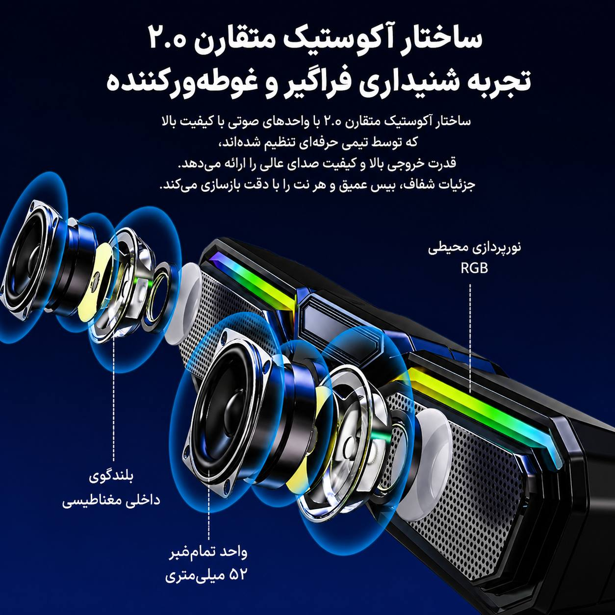 اسپیکر قابل حمل مدل Ws-450 - Image 7