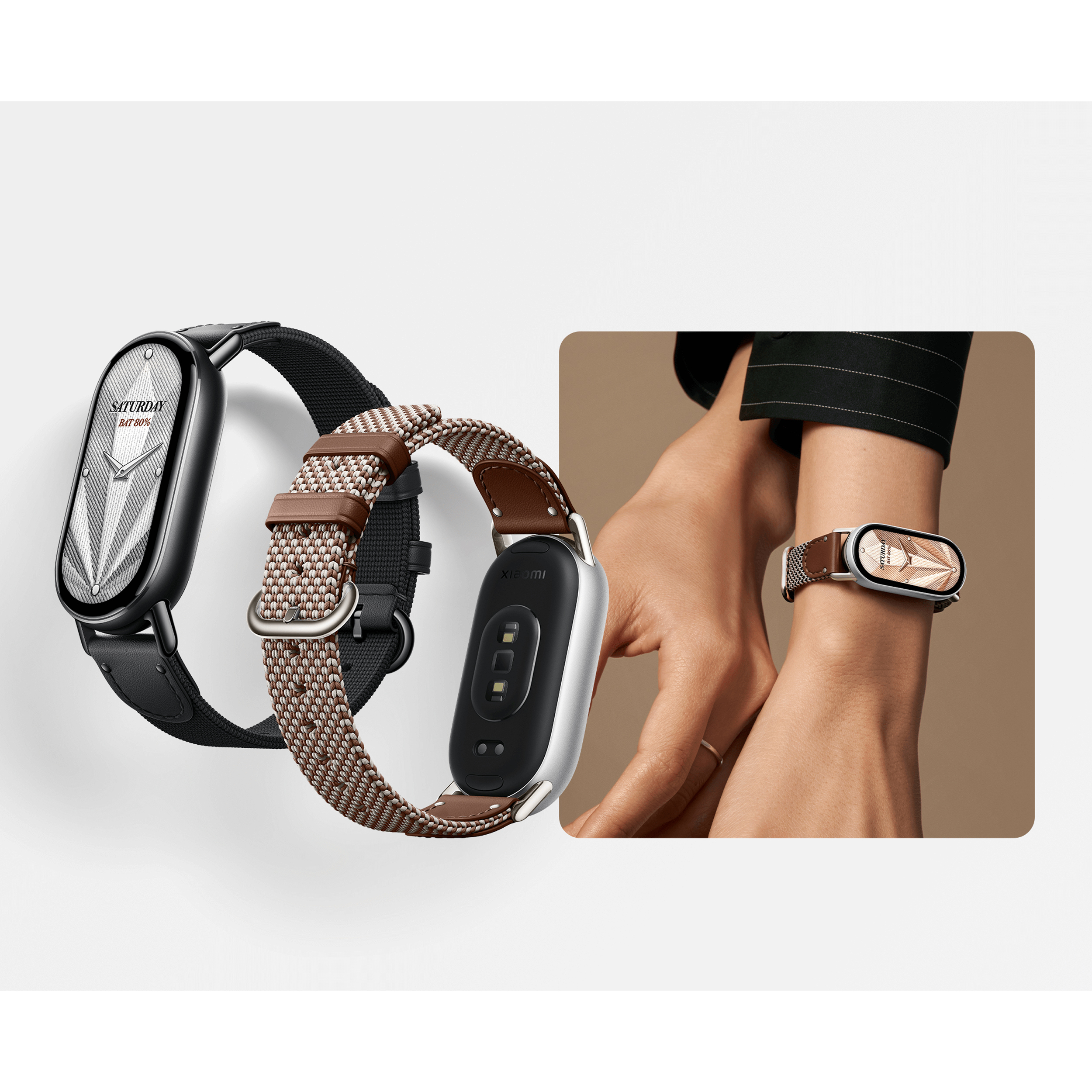 مچ بند هوشمند 46 میلیمتری شیائومی مدل Band 10 با بند سیلیکونی - Image 10