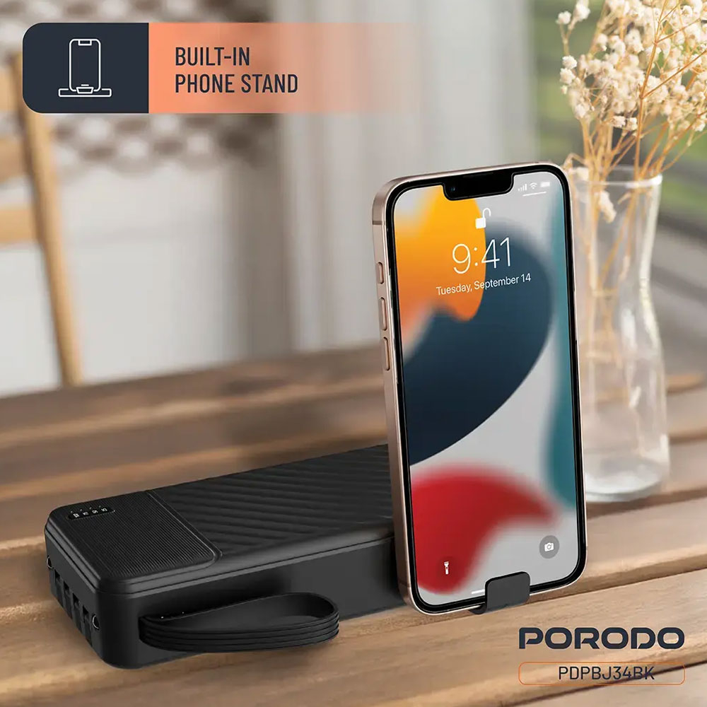 پاوربانک 10.5 وات پرودو مدل Piano PDPBJ34BK ظرفیت 20000 میلیآمپرساعت - Image 10
