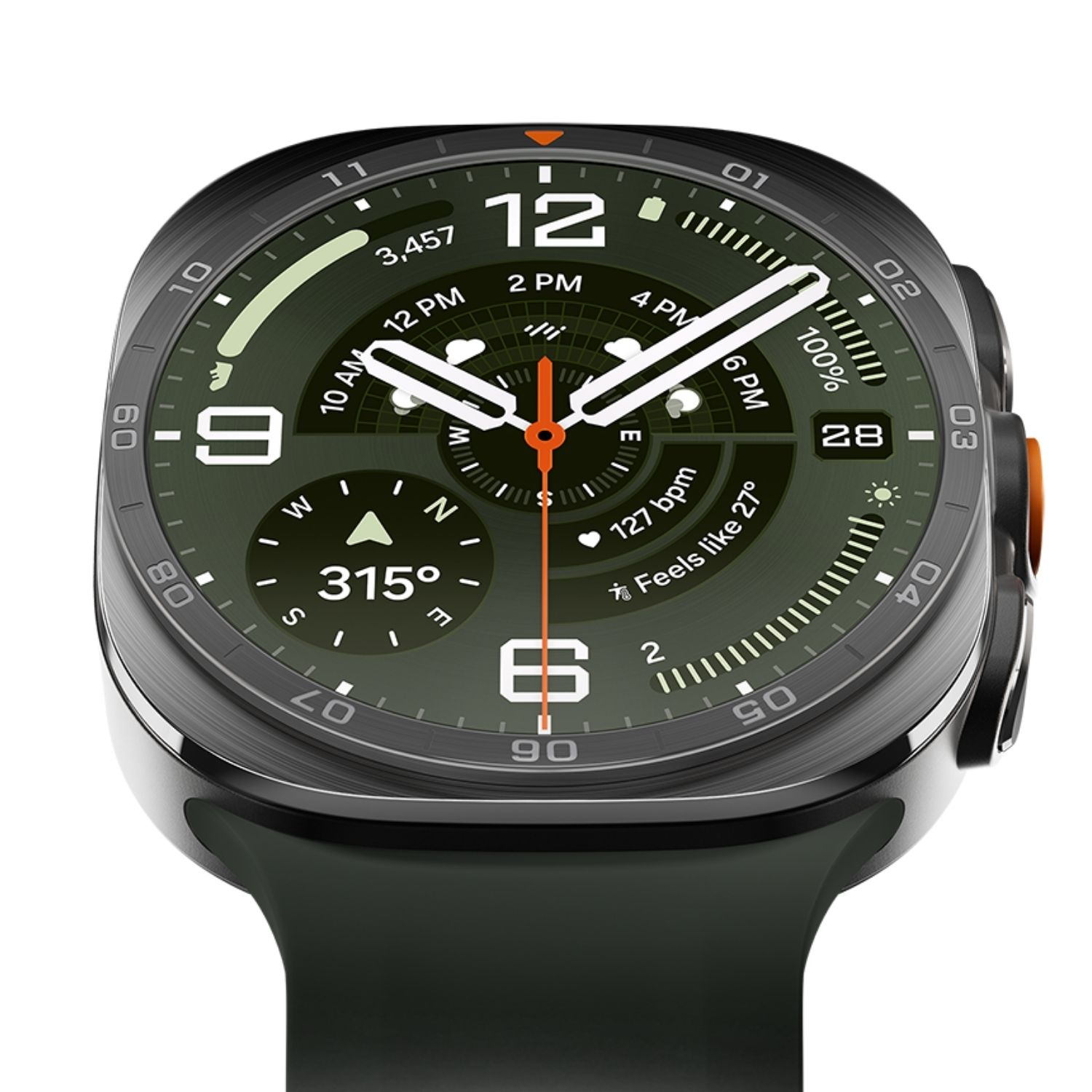 ساعت هوشمند 47 میلیمتری سامسونگ مدل Galaxy Watch Ultra 2 با بند لاستیکی - Image 2