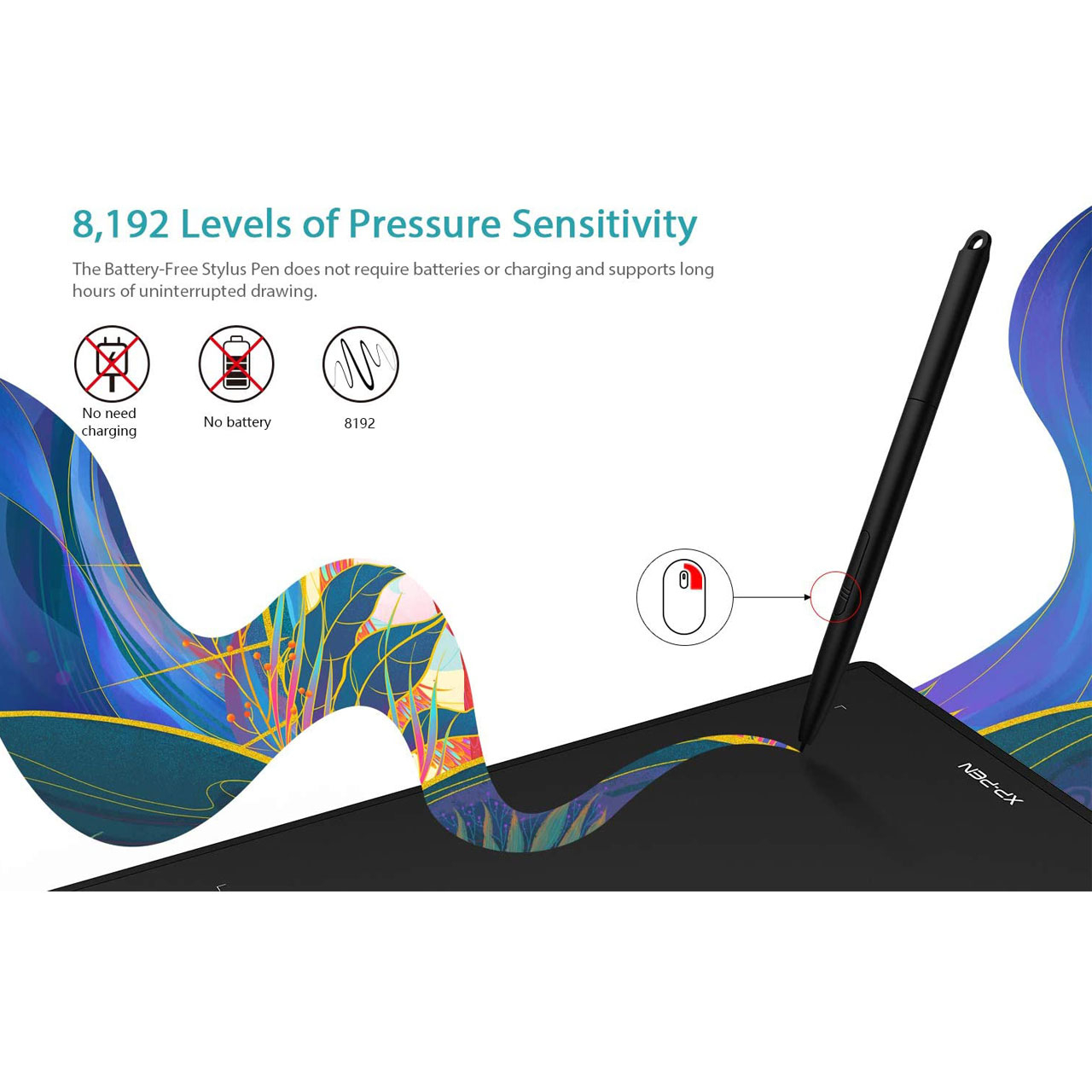 قلم نوری ایکس پی.پن مدل XP Pen Star G960S plus - Image 7