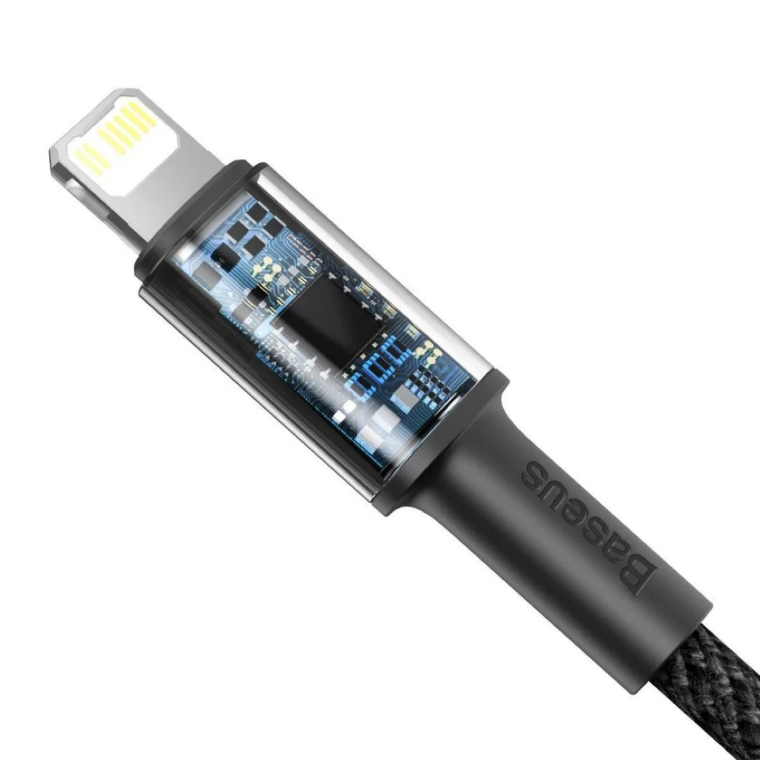 کابل تبدیل USB-C به لایتنینگ باسئوس مدل High Density 20W طول ۱ متر - Image 10
