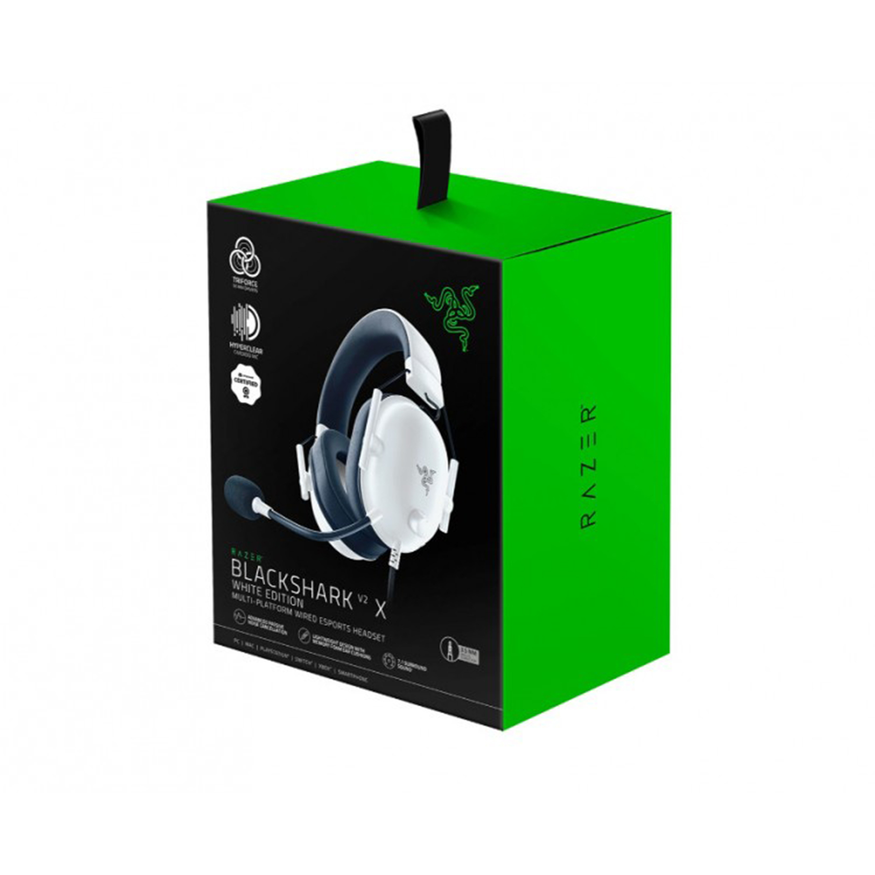 هدست گیمینگ ریزر مدل BlackShark V2 X با نویز کنسلینگ بدنه و نویز کنسلینگ میکروفون (ENC)، اتصال از طریق جک 3.5 میلیمتری، دارای صدای فراگیر 7.1 کاناله، دارای تکنولوژی صدای 360 درجه - Image 14