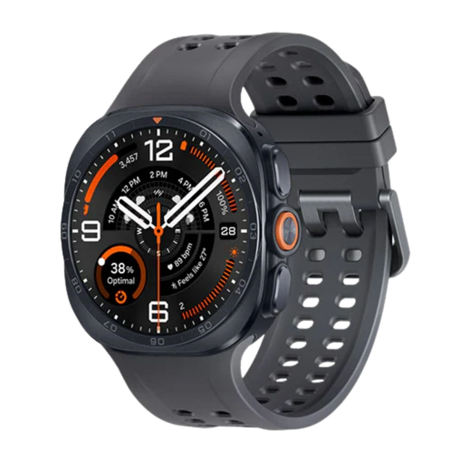 ساعت هوشمند 47 میلی‌متری سامسونگ مدل Galaxy Watch Ultra 2 با بند لاستیکی