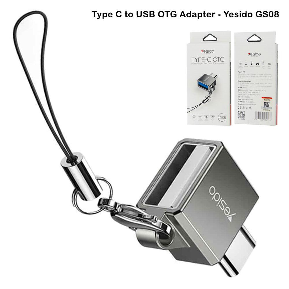 مبدل OTG USB-C به USB یسیدو مدل GS08 - Image 2
