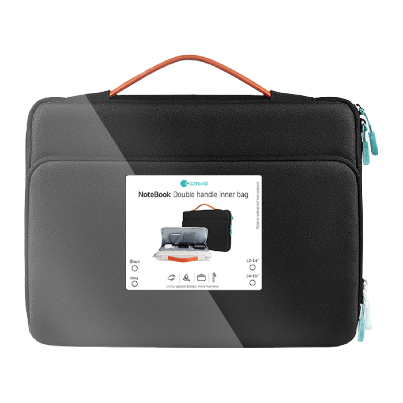 کیف لپ تاپ کوتتسی مدل NoteBooK Double handle inner bag 14015-S-BK مناسب برای لپ تاپ 13 اینچی - Image 2