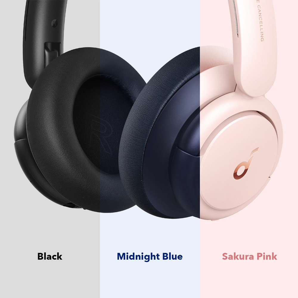 هدفون بلوتوثی انکر مدل SoundCore Life Q30 با نویز کنسلینگ فعال (ANC)، درگاه شارژ USB Type-C، دارای میکروفون دوگانه با حذف نویز، مجهز به فناوری Hi-Res Audio، دارای حالت Transparency برای شنیدن صدای محیط - Image 5