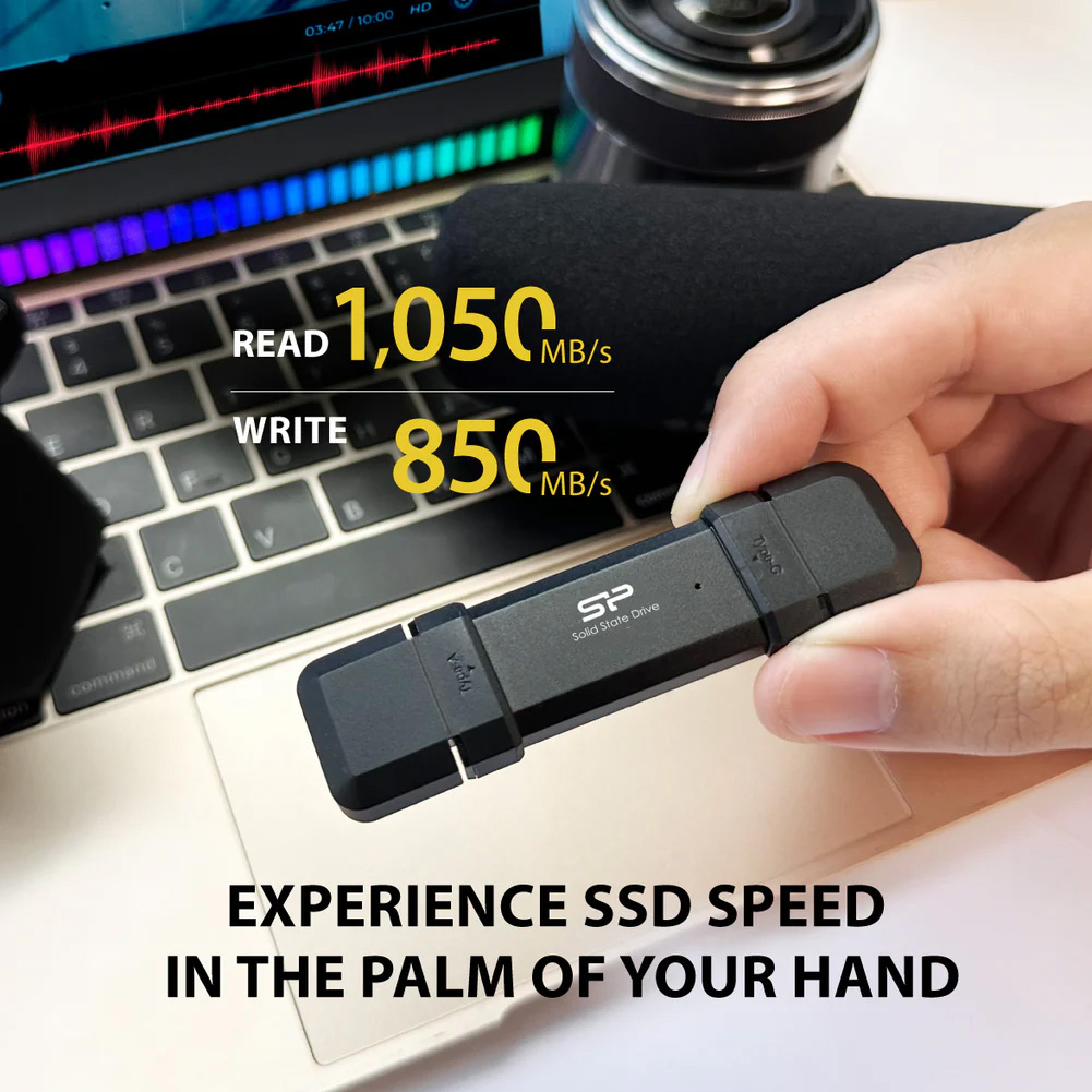 اس اس دی اکسترنال سیلیکون پاور مدل DS72 ظرفیت 1 ترابایت رابط USB 3.2 Gen2 - Image 10