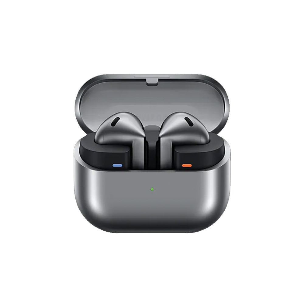 هدفون بلوتوثی سامسونگ مدل Galaxy Buds3 با نویز کنسلینگ فعال (ANC)، نویز کنسلینگ میکروفون (ENC)، درگاه شارژ USB Type-C، با قابلیت اتصال به چند دستگاه، دارای قابلیت صدای 360 درجه، Galaxy AI، میکروفون سه گانه، پشتیبانی از فرمان لمسی، ضد آب و گرد و غبار - Image 3