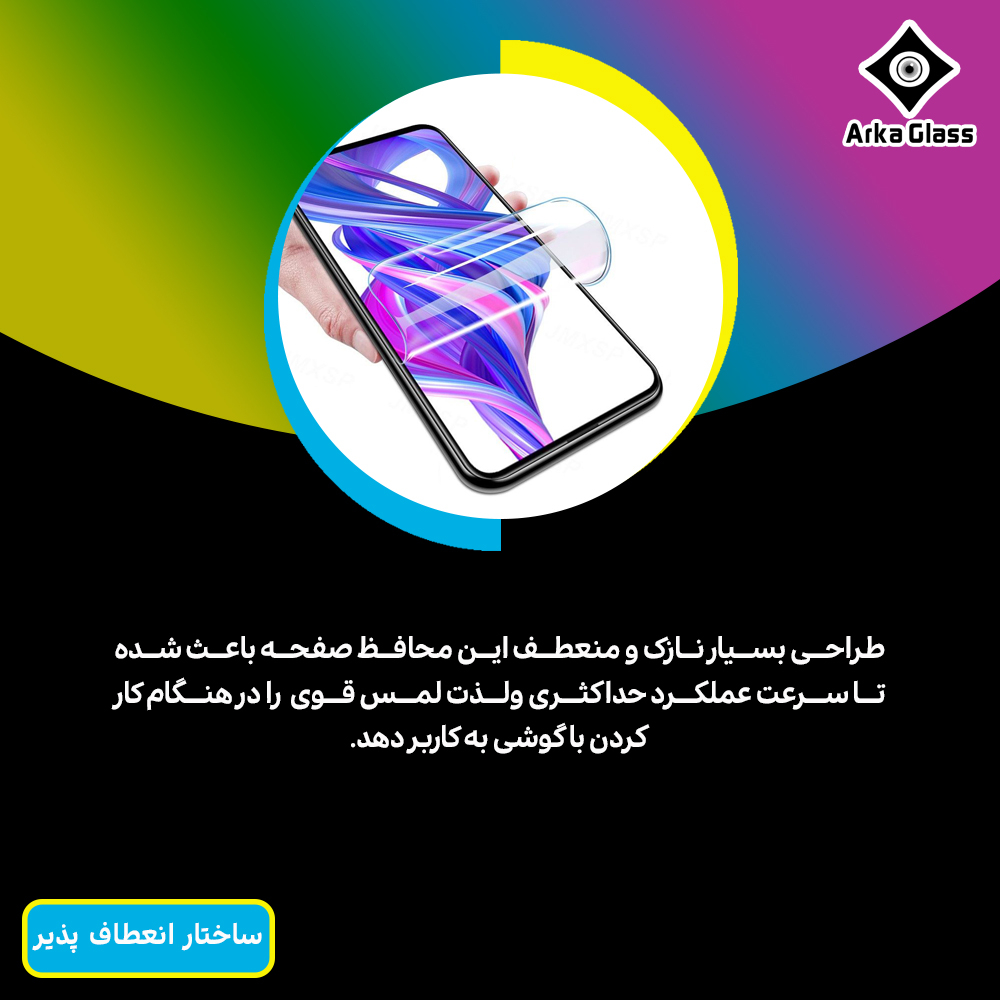محافظ صفحه نمایش پرایوسی آرکا گلس مدل Tough مناسب برای گوشی موبایل اپل iPhone 16 Pro Max - Image 2
