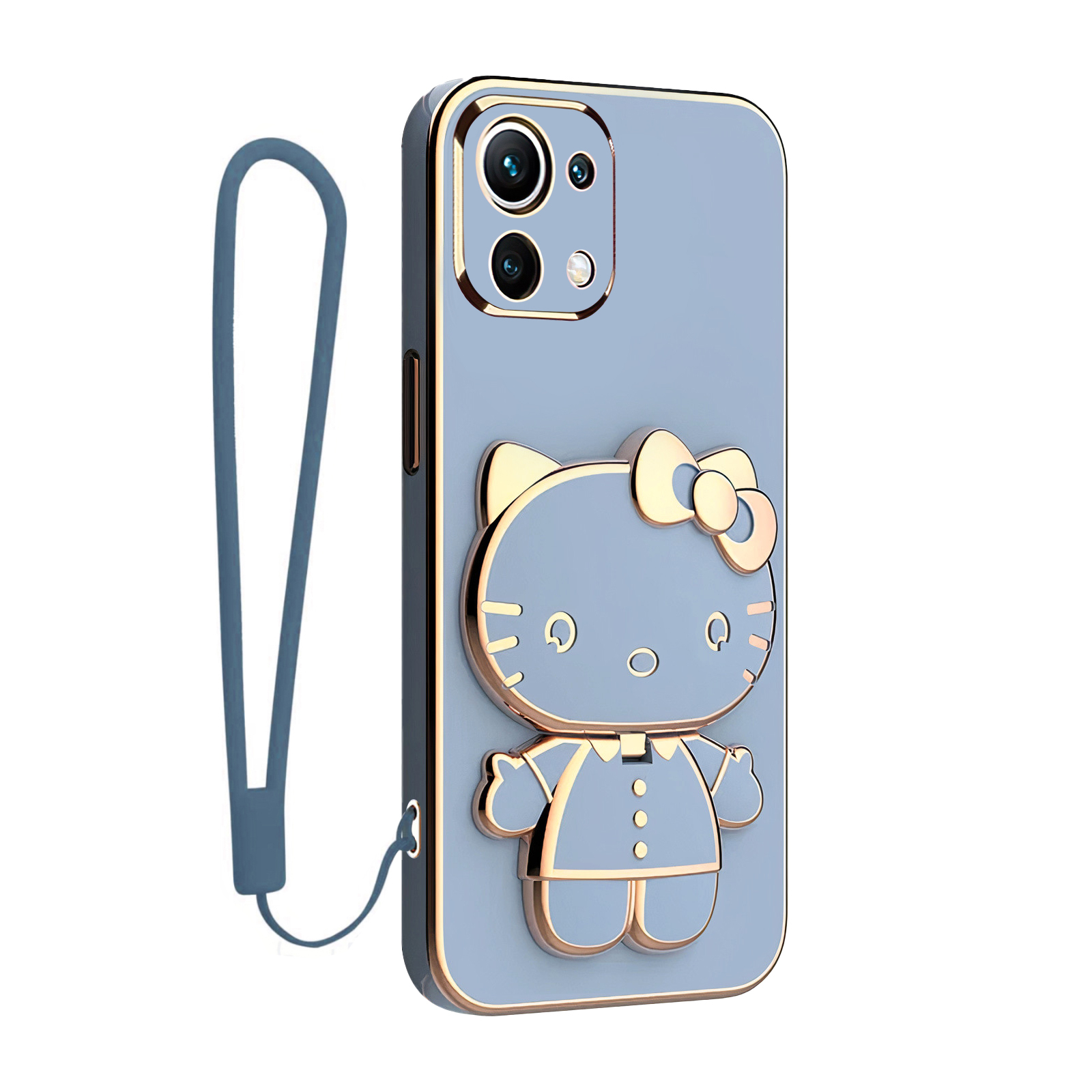 کاور اسپارتان مدل Kitty مناسب برای گوشی موبایل شیائومی Mi 11 Lite / Mi 11 Lite NE / Mi 11 Lite 5G به همراه بند نگهدارنده - Image 4