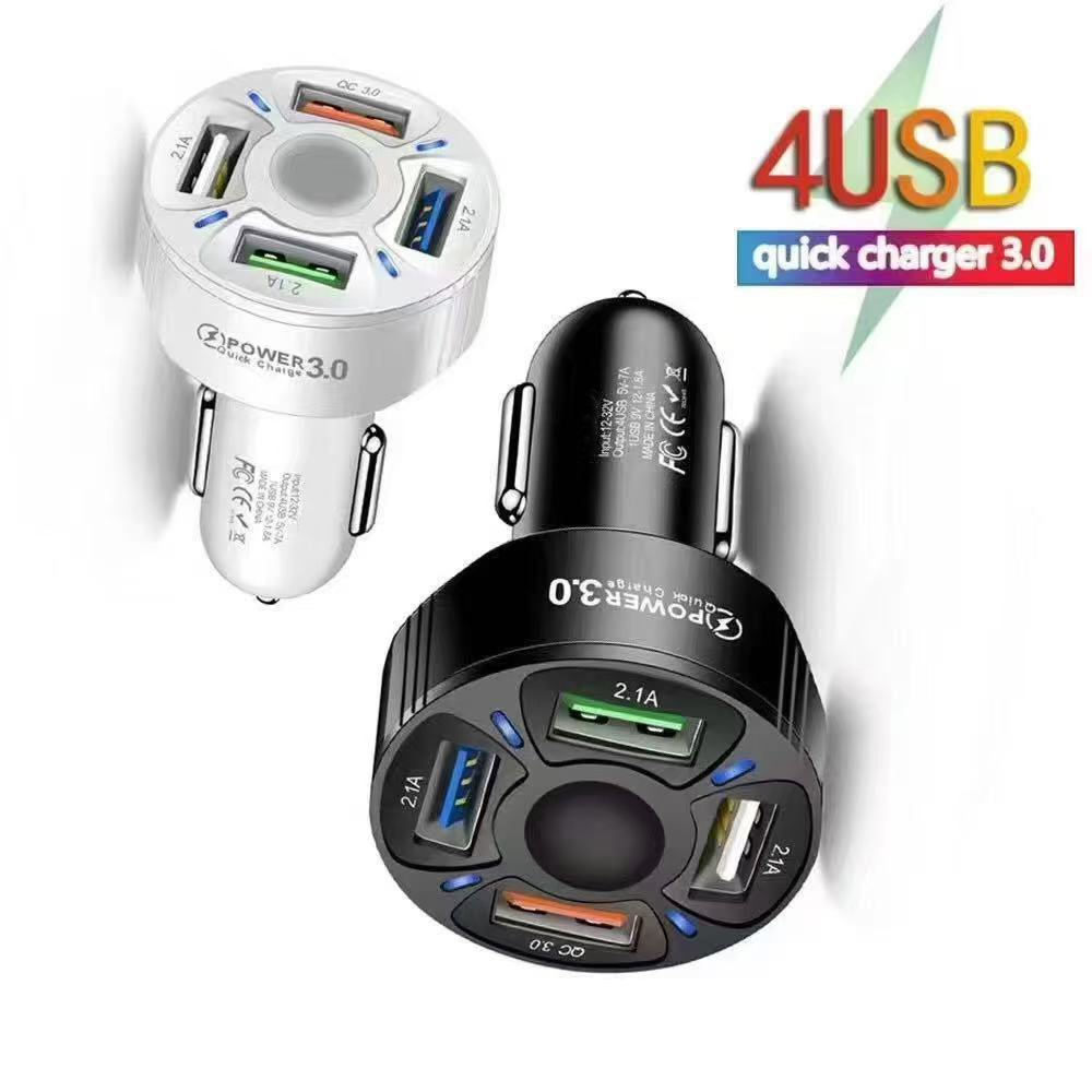 شارژر فندکی 30 وات چهار پورت مدل BK-360 - Image 5