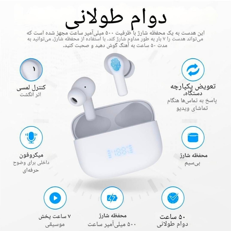 هدفون بی سیم بلت مدل Earset pro1 - Image 3