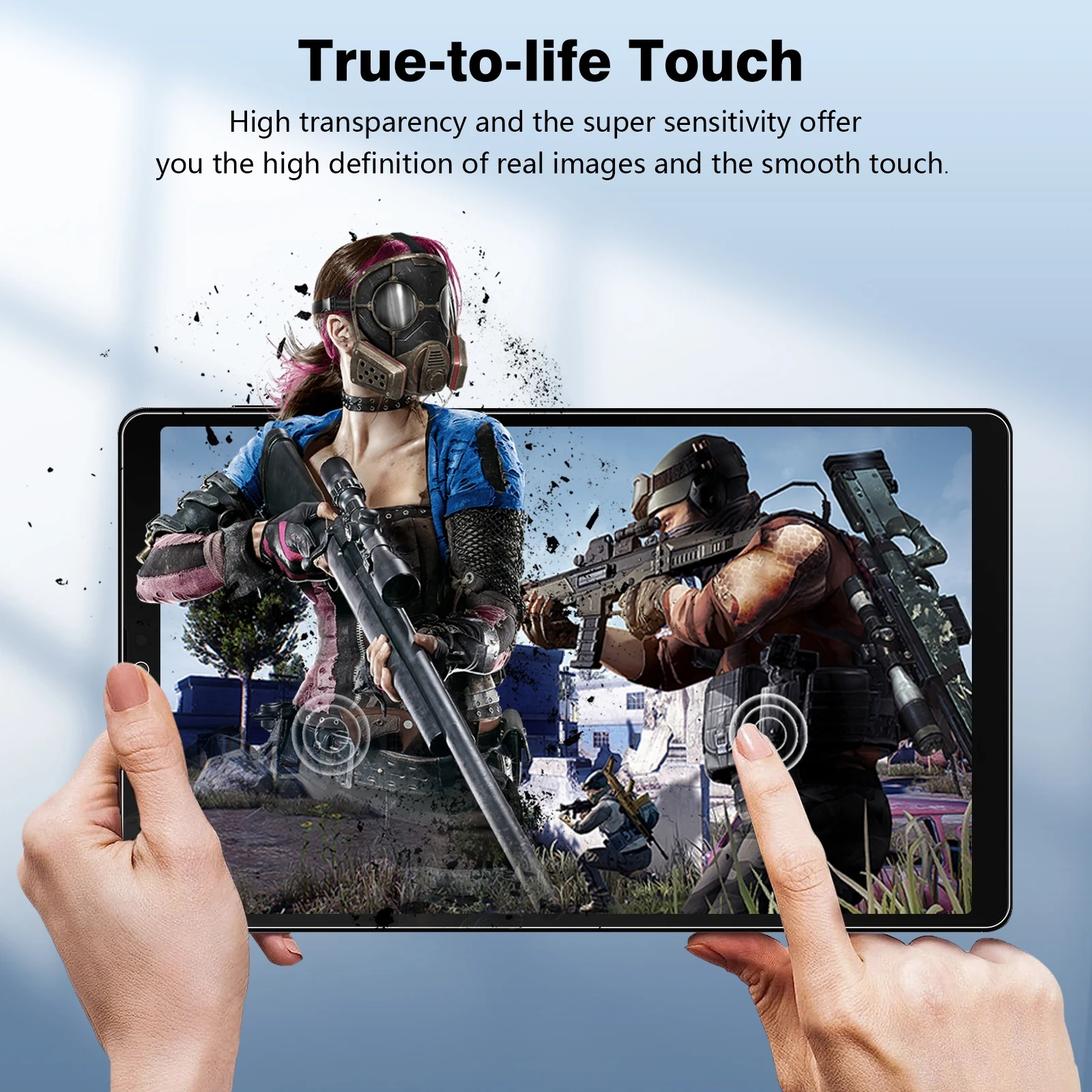 محافظ صفحه نمایش شیشه ای بادیگارد مدل TabG مناسب برای تبلت سامسونگ Galaxy A11 8.7 inch - Image 8