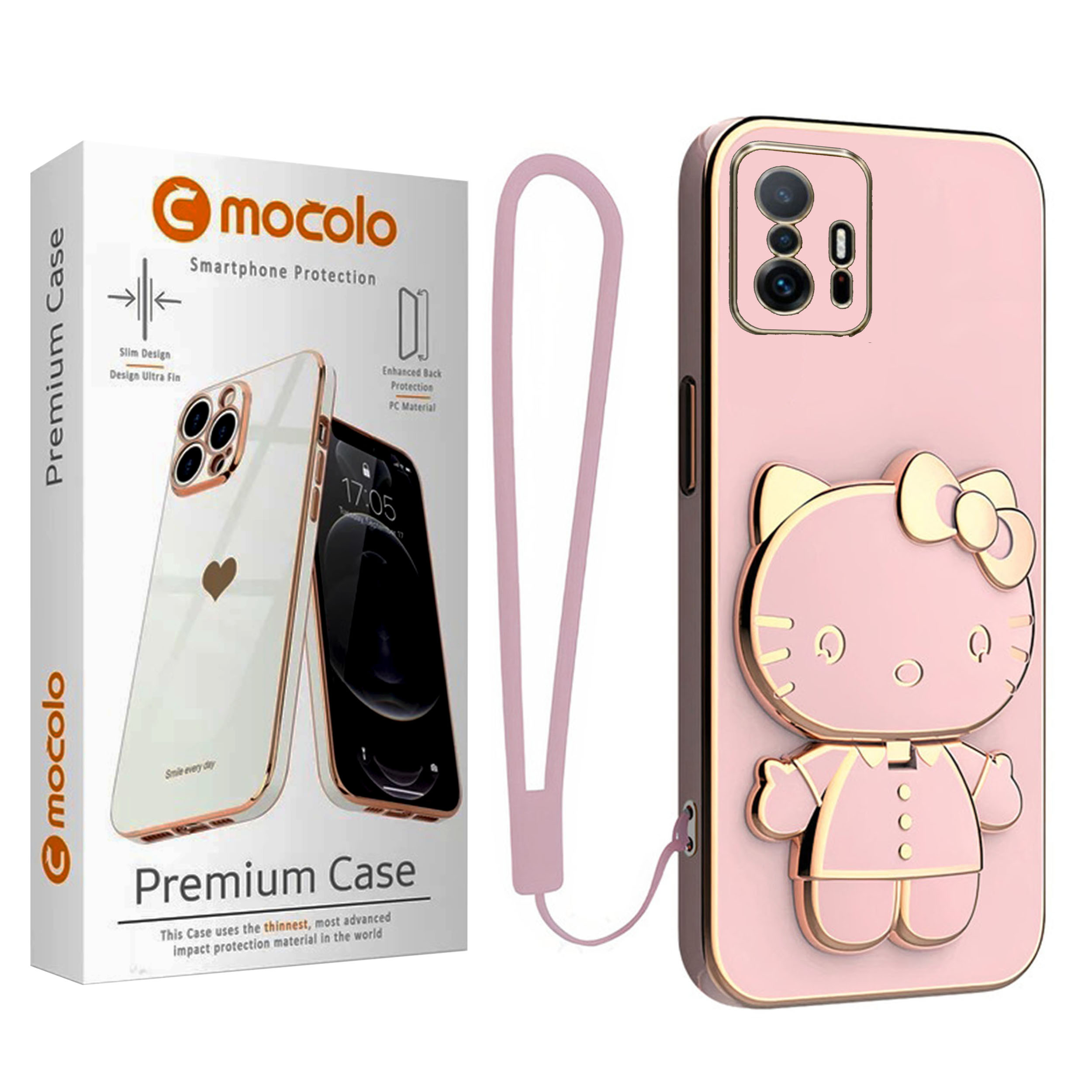 کاور موکولو مدل Kitty Strap مناسب برای گوشی موبایل شیائومی Mi 11T/ Mi 11T Pro به همراه بند