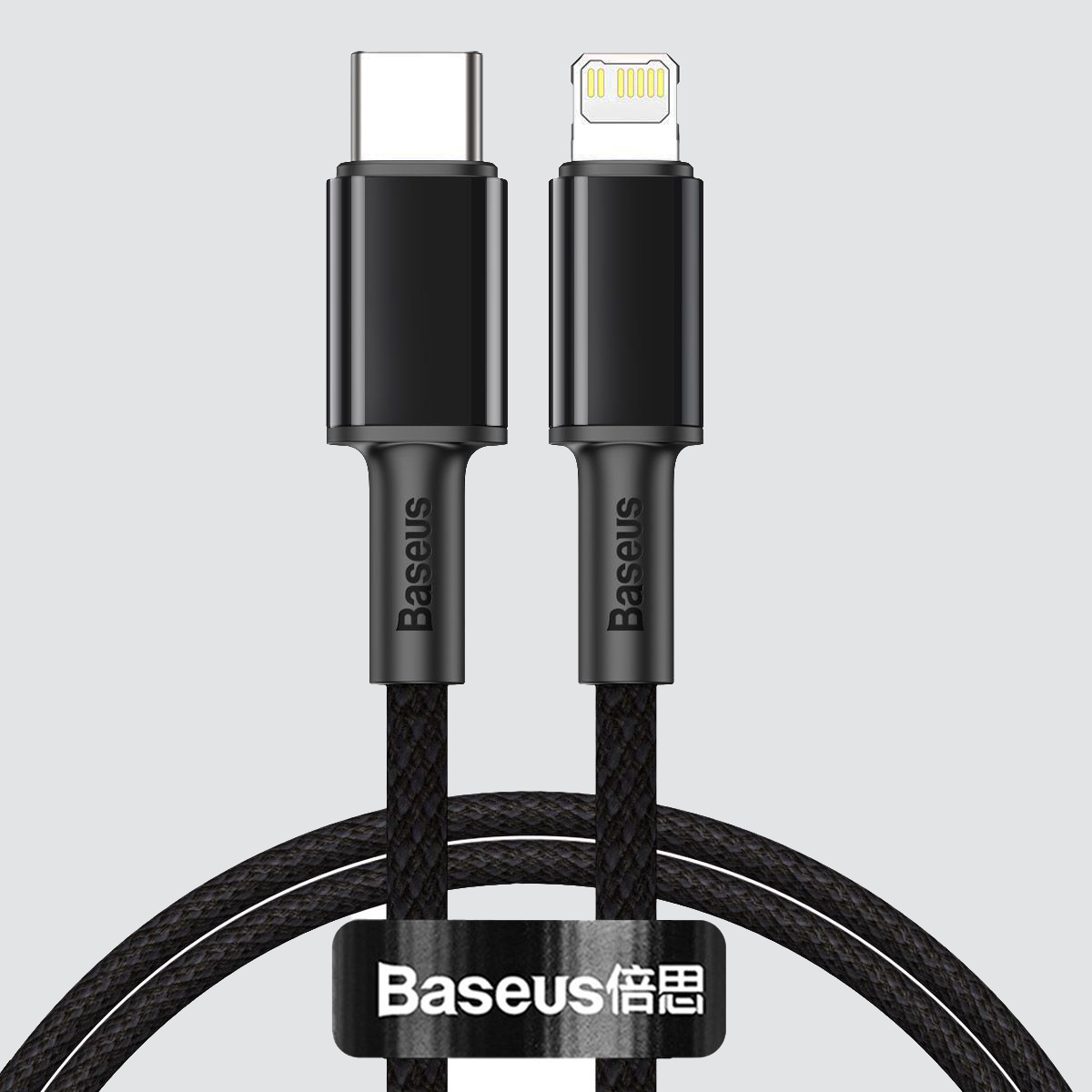 کابل تبدیل USB-C به لایتنینگ باسئوس مدل High Density 20W طول ۱ متر - Image 2
