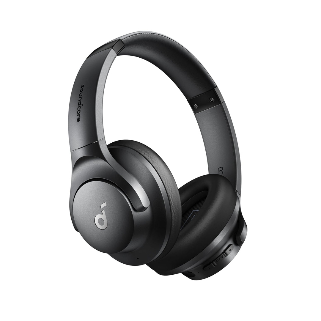 هدفون بلوتوثی انکر مدل Soundcore Q20i با نویز کنسلینگ فعال (ANC)، درگاه شارژ USB Type-C، دارای 2 میکروفون داخلی و 2 میکروفون خارجی، پشتیبانی از صدای Hi-Res از طریق کابل AUX - Image 4