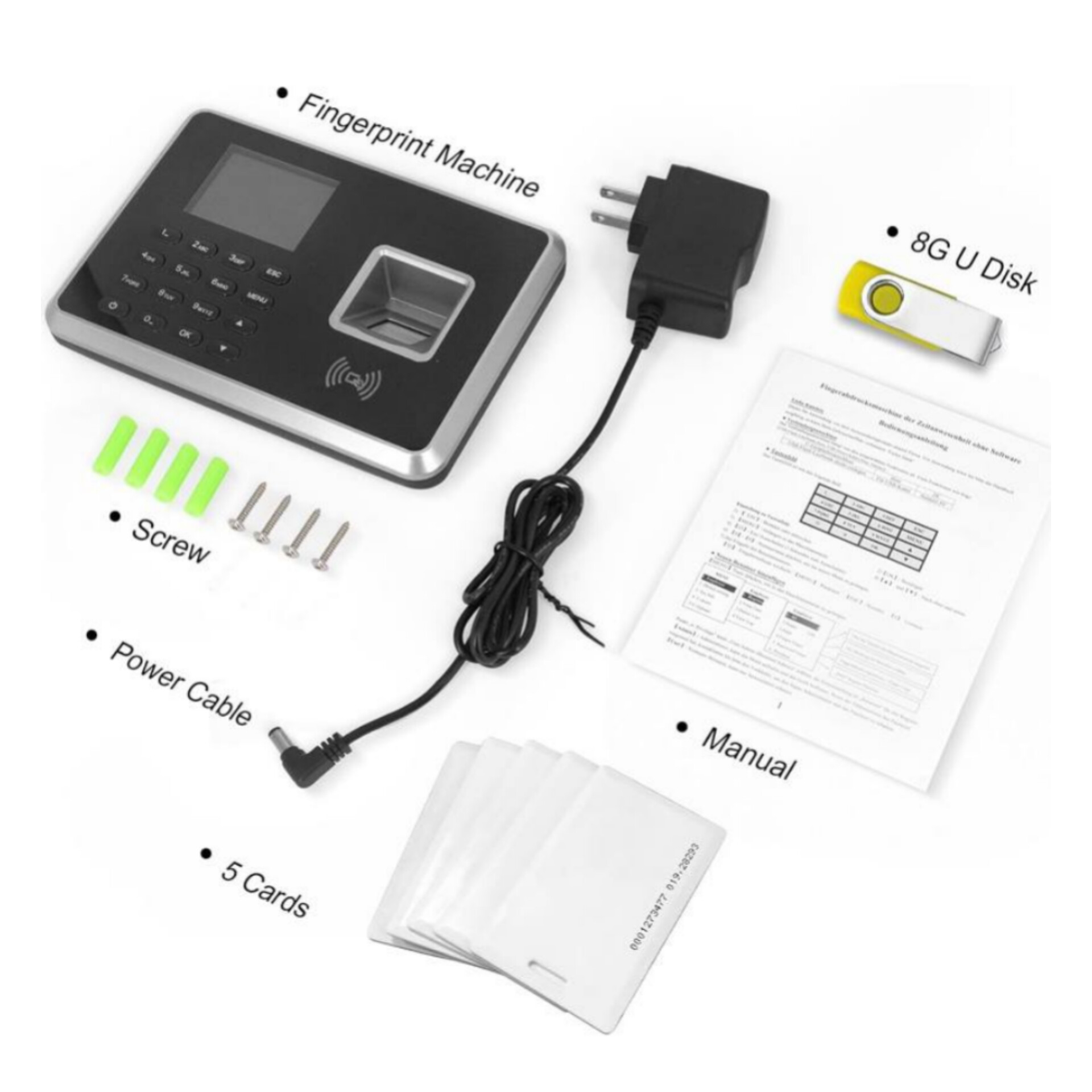دستگاه حضور و غیاب مدل Kamatec K10 - Image 15