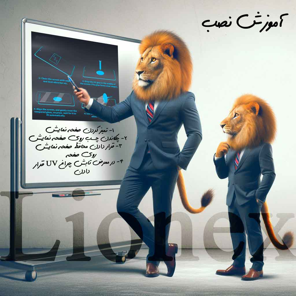 محافظ صفحه نمایش یووی لایونکس مدل UVL30 مناسب برای گوشی موبایل سامسونگ Galaxy S23 Ultra - Image 9